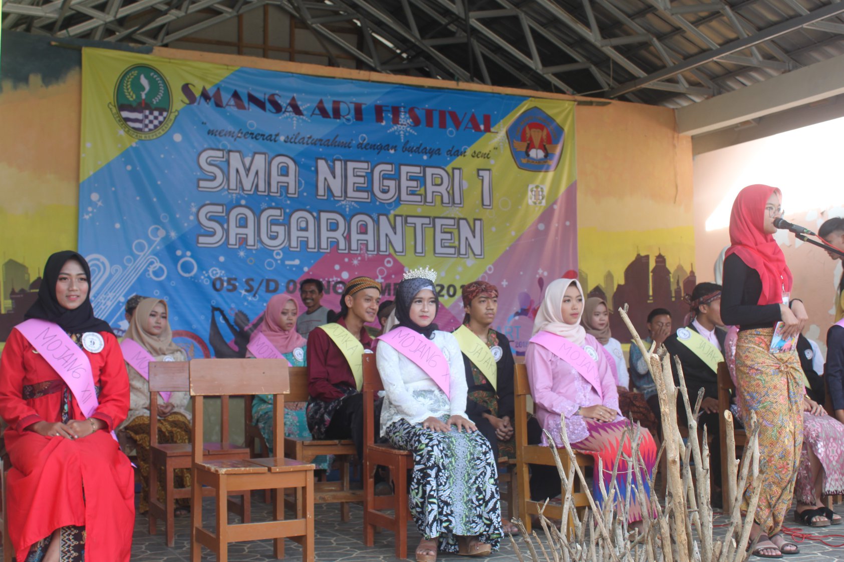 Pemilihan Mojang Jajaka SMAN 1 Sagaranten Tahun Pelajaran 2018/2019