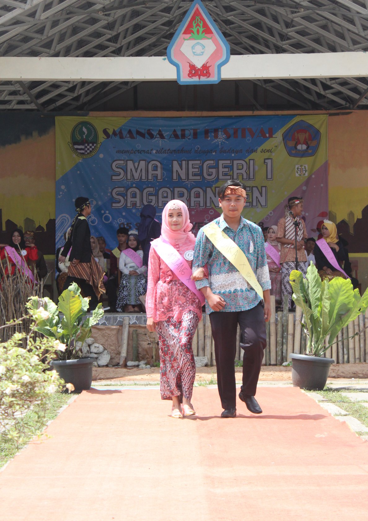 Pemilihan Mojang Jajaka SMAN 1 Sagaranten Tahun Pelajaran 2018/2019