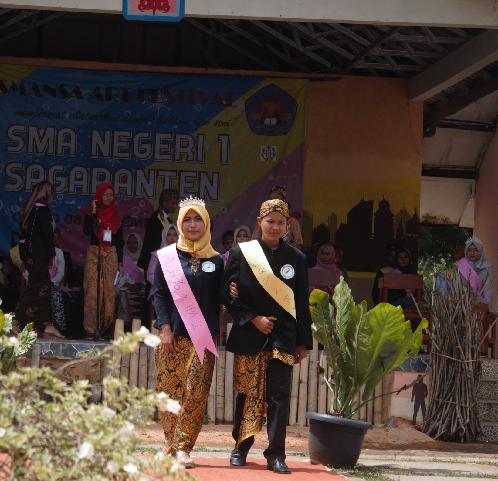 Pemilihan Mojang Jajaka SMAN 1 Sagaranten Tahun Pelajaran 2018/2019