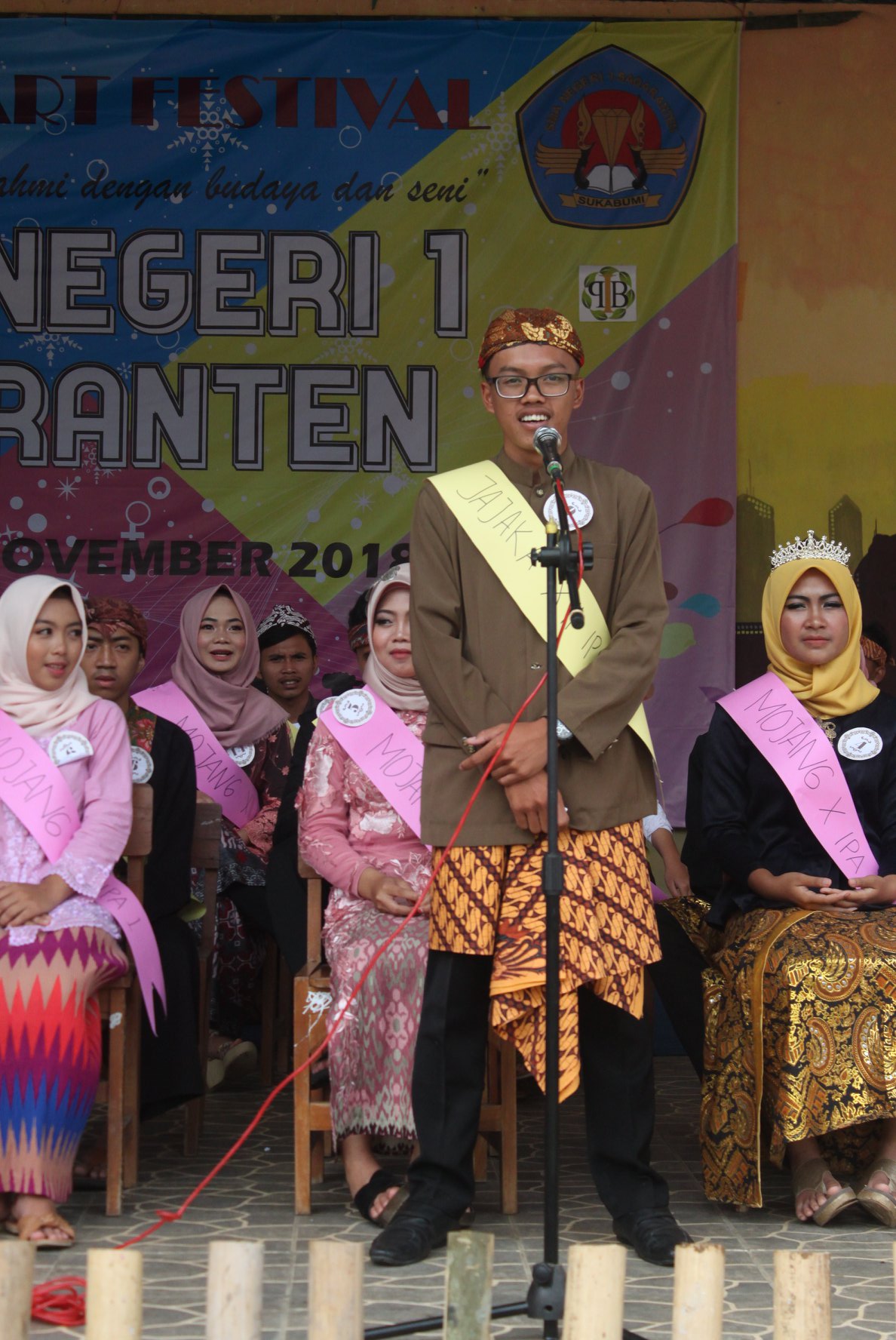 Pemilihan Mojang Jajaka SMAN 1 Sagaranten Tahun Pelajaran 2018/2019