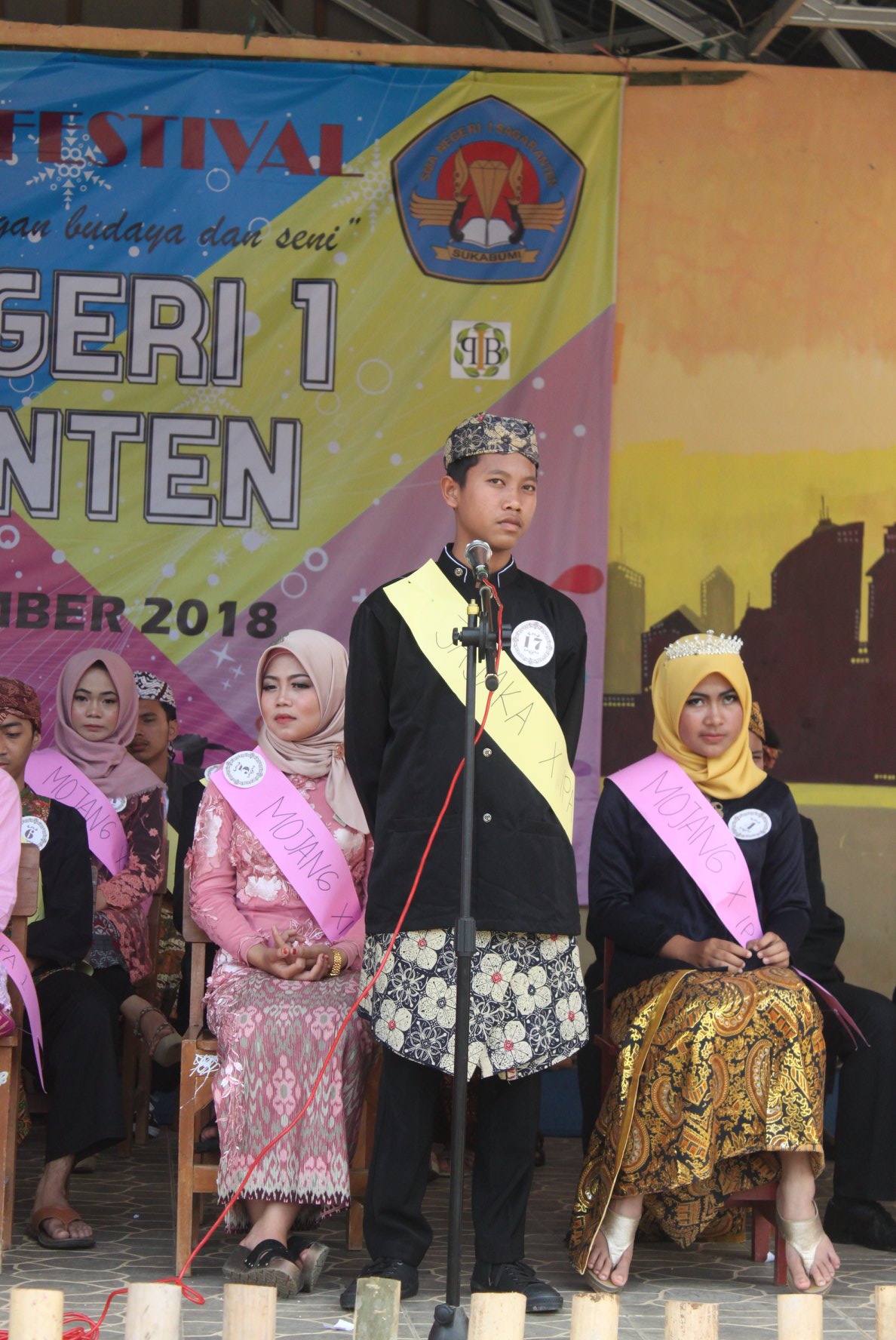 Pemilihan Mojang Jajaka SMAN 1 Sagaranten Tahun Pelajaran 2018/2019