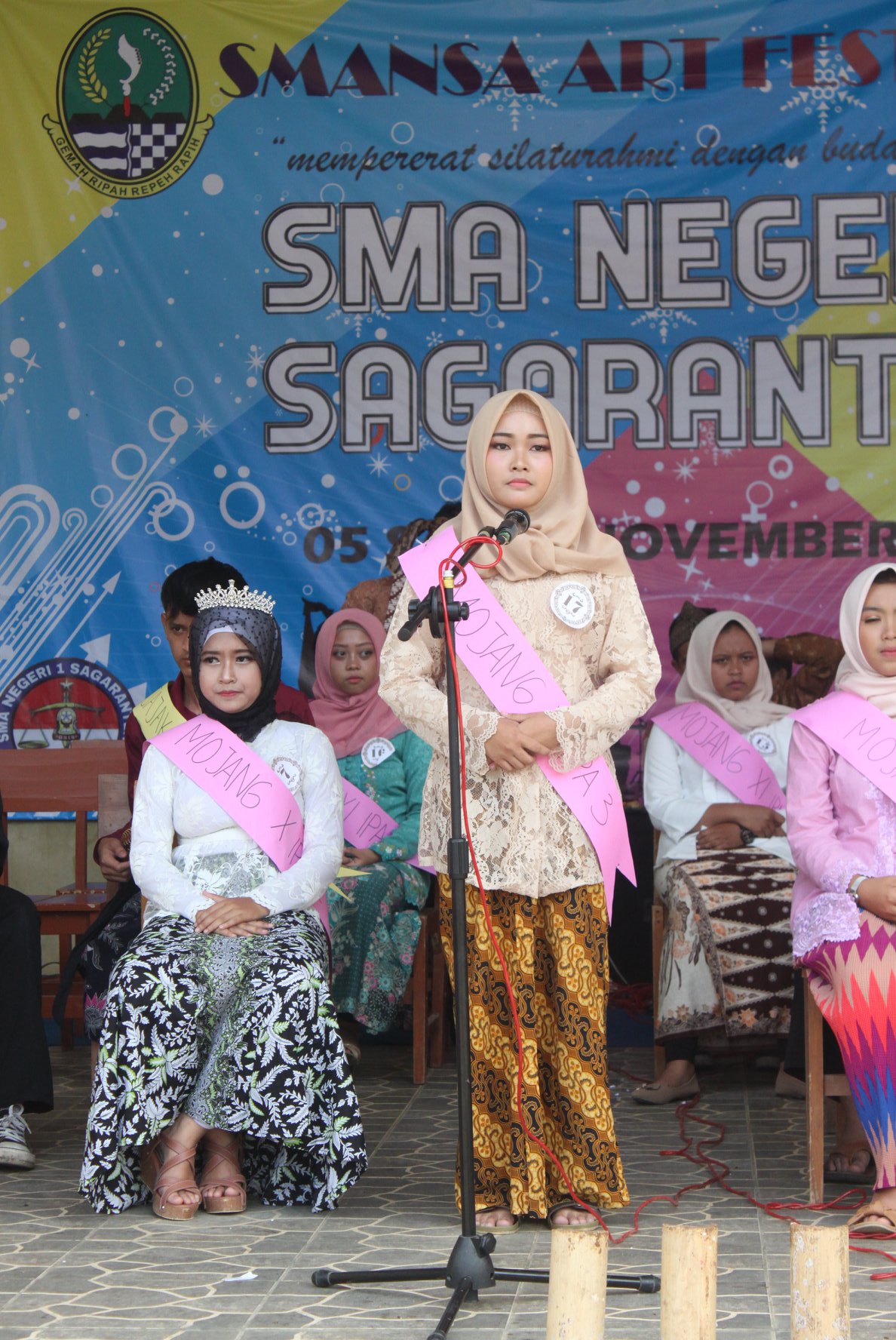 Pemilihan Mojang Jajaka SMAN 1 Sagaranten Tahun Pelajaran 2018/2019