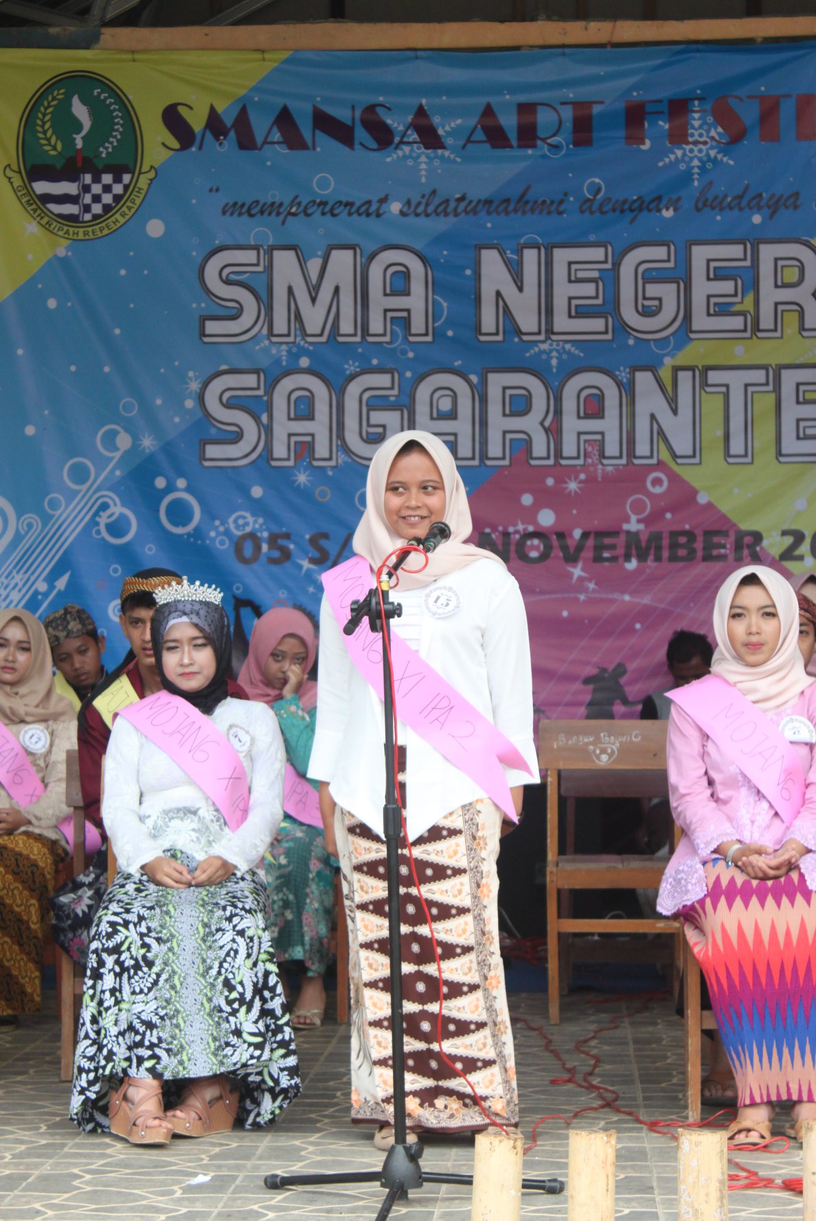 Pemilihan Mojang Jajaka SMAN 1 Sagaranten Tahun Pelajaran 2018/2019