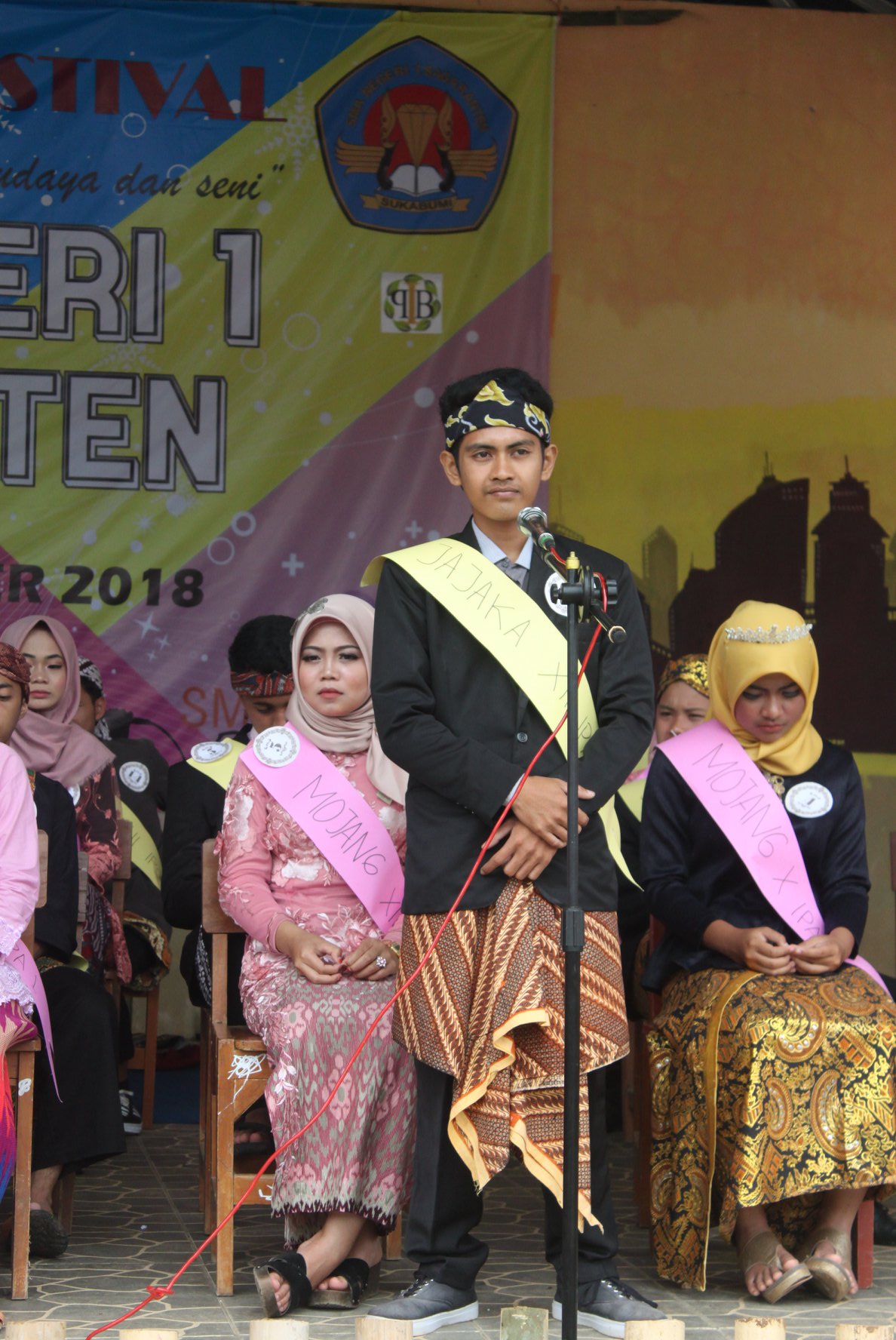 Pemilihan Mojang Jajaka SMAN 1 Sagaranten Tahun Pelajaran 2018/2019