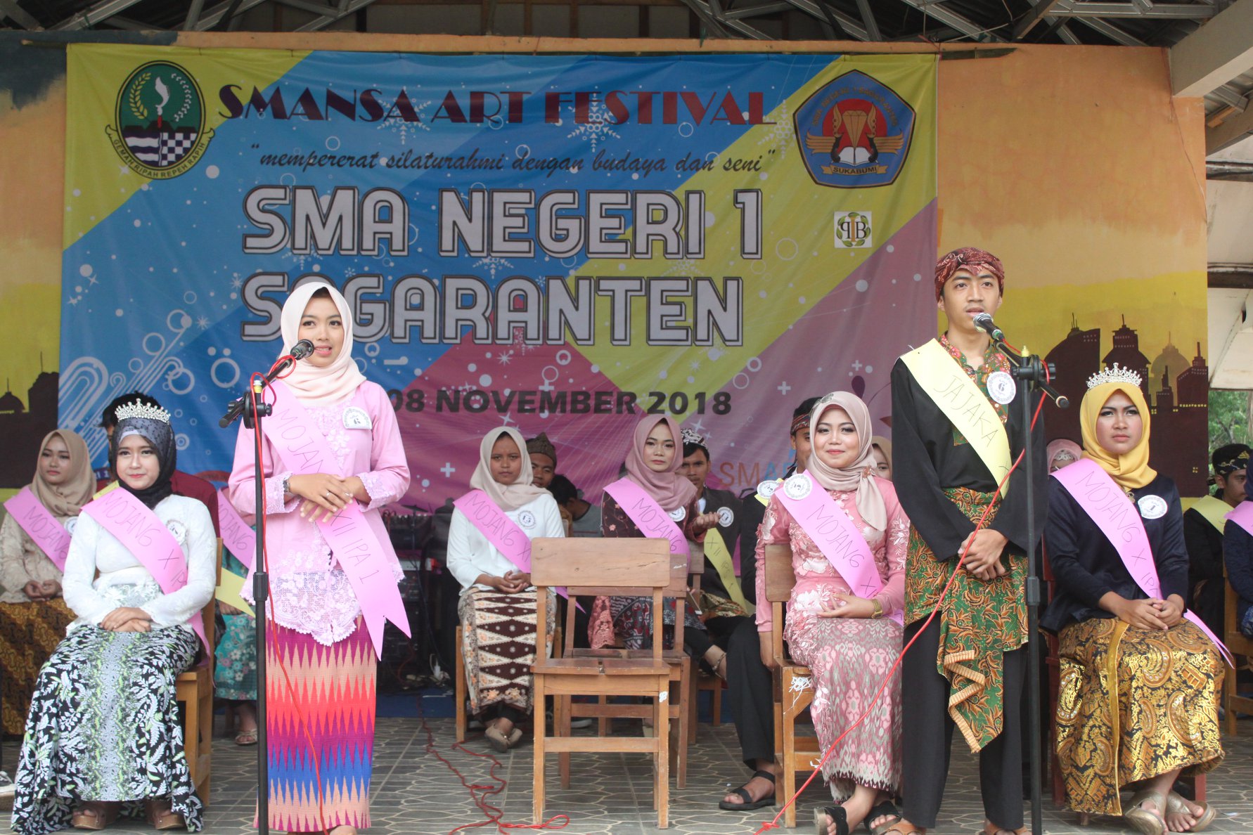 Pemilihan Mojang Jajaka SMAN 1 Sagaranten Tahun Pelajaran 2018/2019