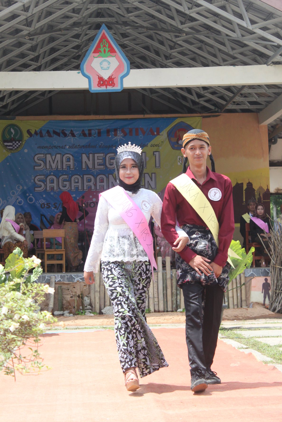 Pemilihan Mojang Jajaka SMAN 1 Sagaranten Tahun Pelajaran 2018/2019