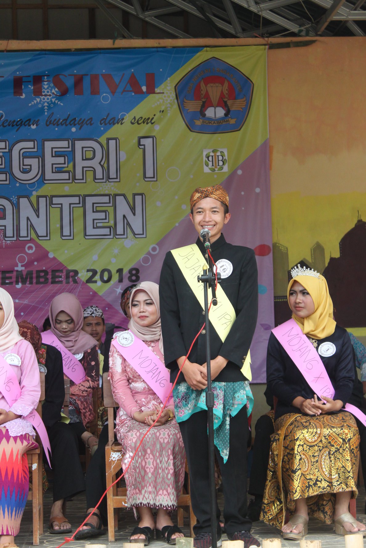 Pemilihan Mojang Jajaka SMAN 1 Sagaranten Tahun Pelajaran 2018/2019