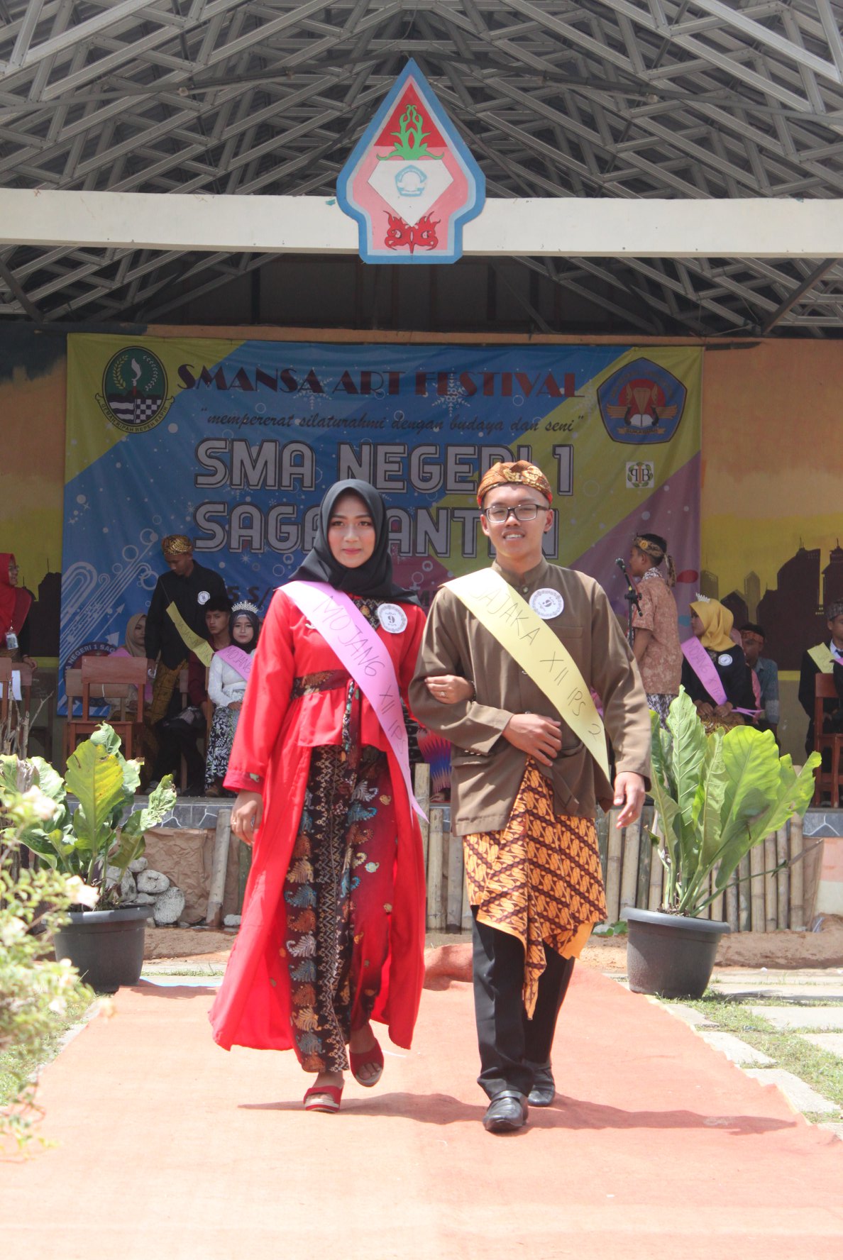 Pemilihan Mojang Jajaka SMAN 1 Sagaranten Tahun Pelajaran 2018/2019
