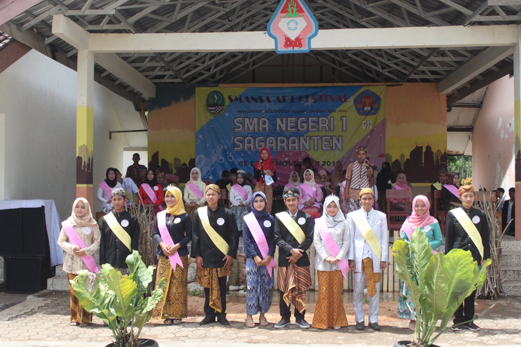 Pemilihan Mojang Jajaka SMAN 1 Sagaranten Tahun Pelajaran 2018/2019