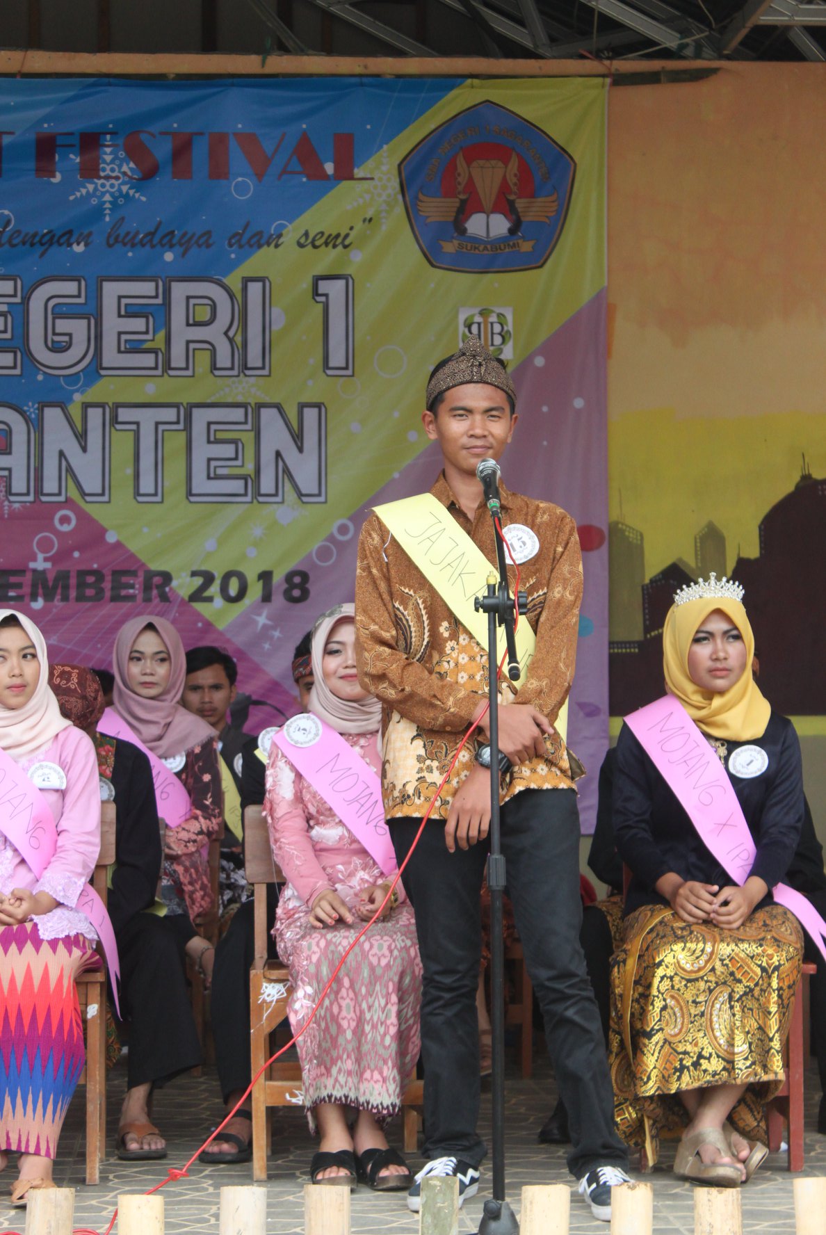 Pemilihan Mojang Jajaka SMAN 1 Sagaranten Tahun Pelajaran 2018/2019