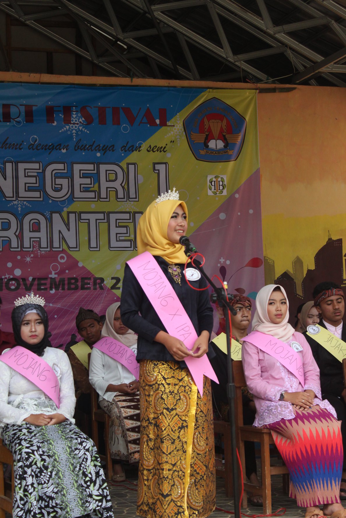 Pemilihan Mojang Jajaka SMAN 1 Sagaranten Tahun Pelajaran 2018/2019