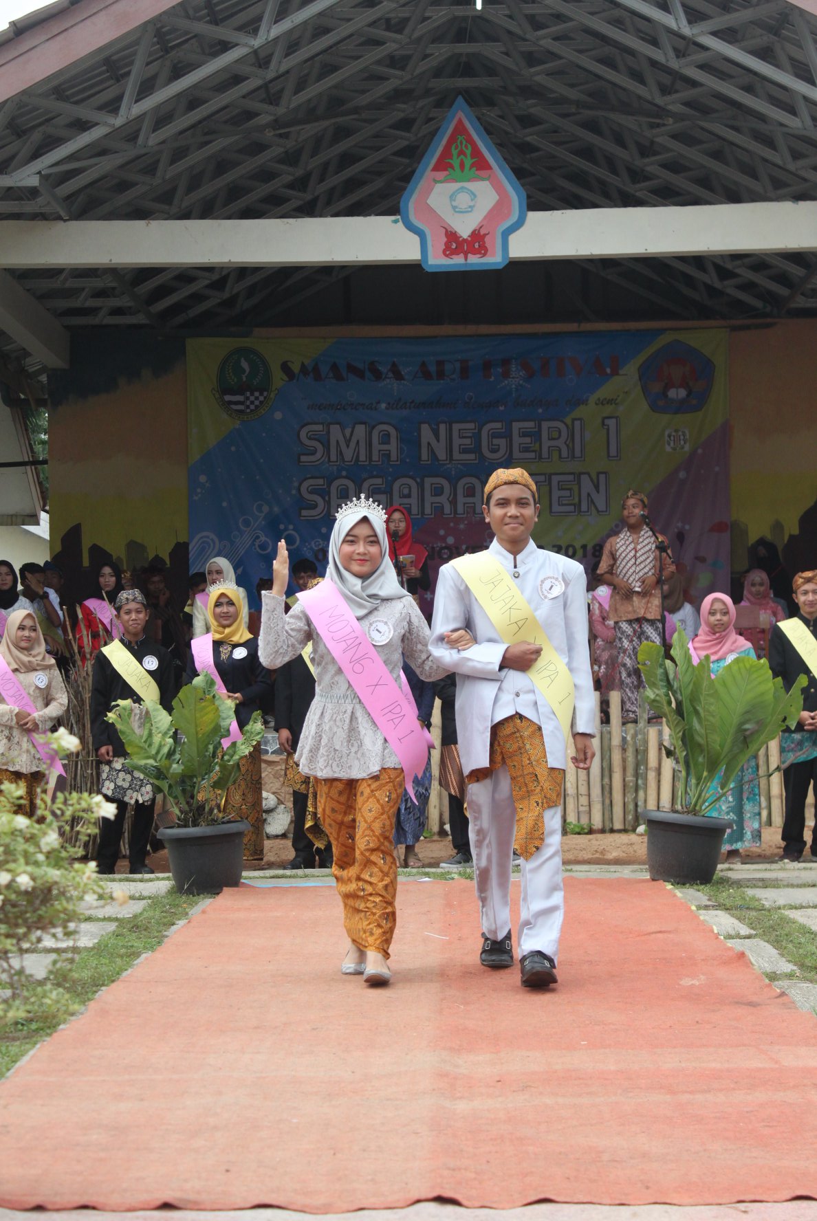 Pemilihan Mojang Jajaka SMAN 1 Sagaranten Tahun Pelajaran 2018/2019