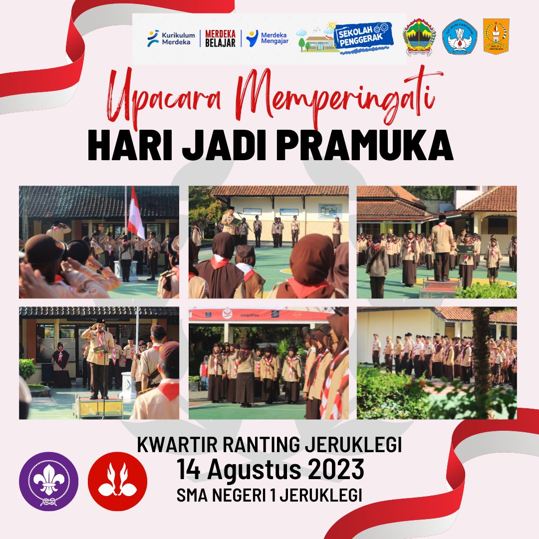 Upacara Hari Jadi Pramuka Kwaran Jeruklegi