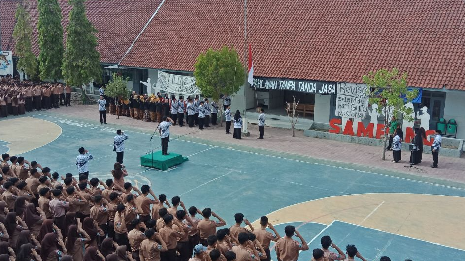Upacara Bendera Peringatan HGN dan HUT Ke-78 PGRI Tahun 2023