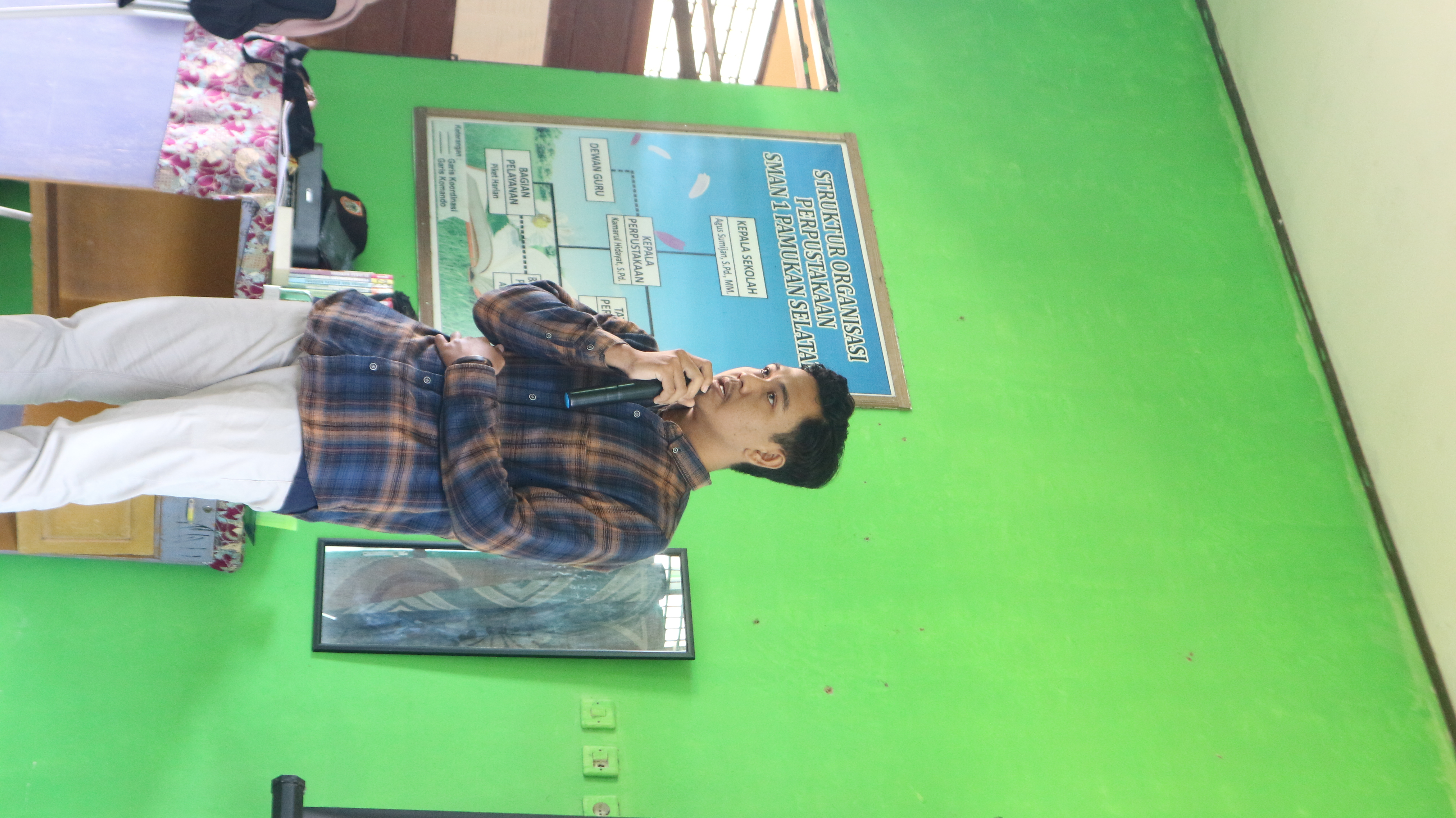 Sosialisasi Perguruan Tinggi Oleh Himpunan Mahasiswa dan Pemuda Tg. Samalantakan di SMAN 1 Pamukan Selatan