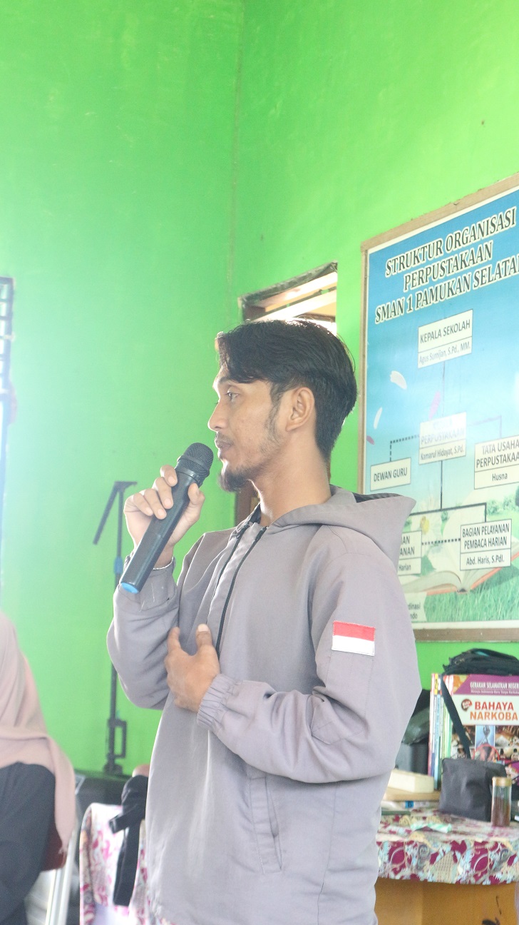 Sosialisasi Perguruan Tinggi oleh Himpunan Mahasiswa dan Pemuda Tg. Samalantakan