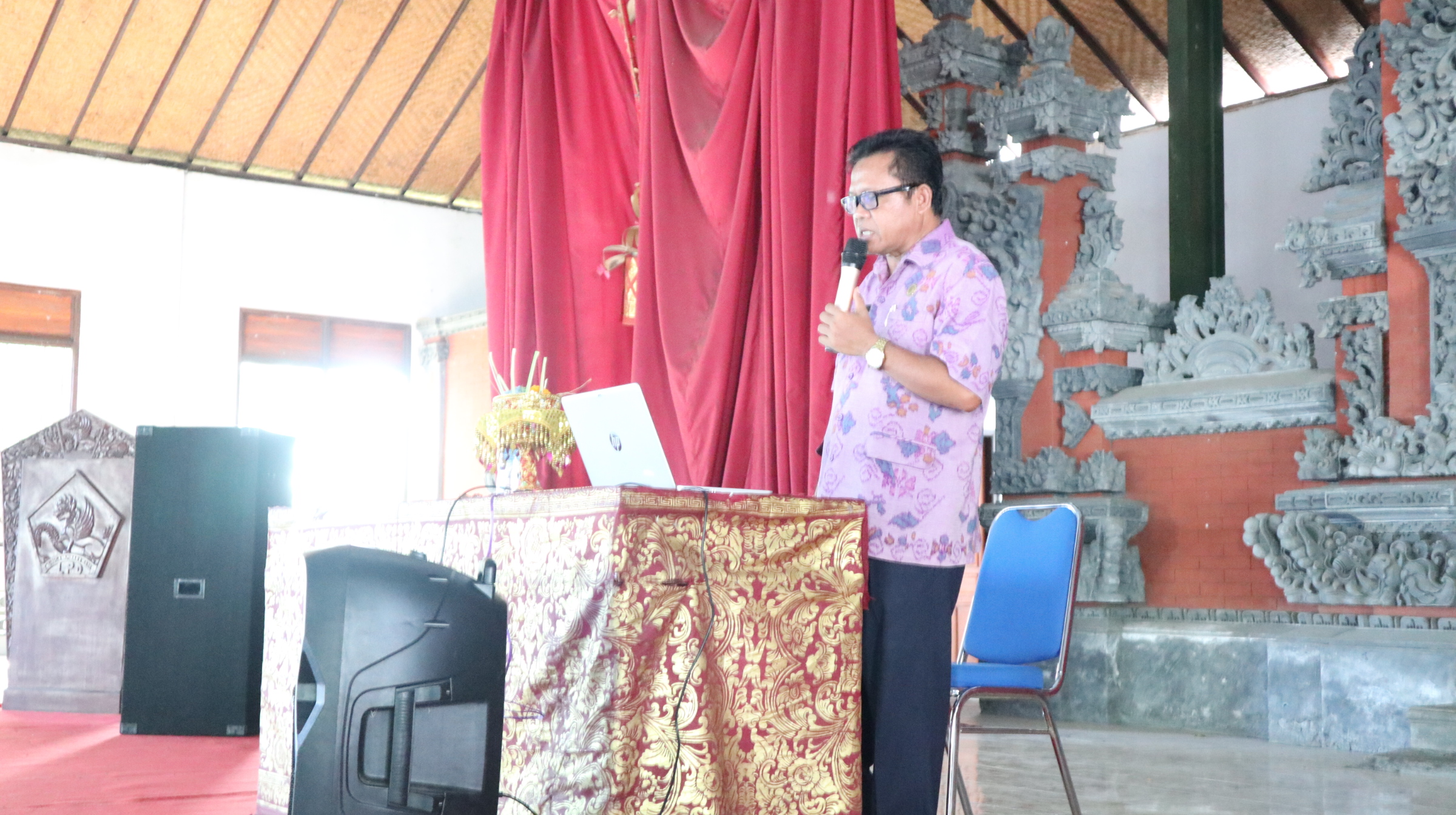 Pemberian Materi oleh Kepsek Pak Ardana di Hari ke 2