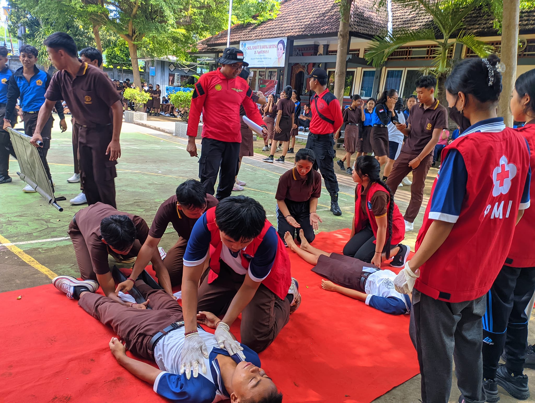 Simulasi Mitigasi Bencana di SMAN 1 Gerokgak Tahun 2024