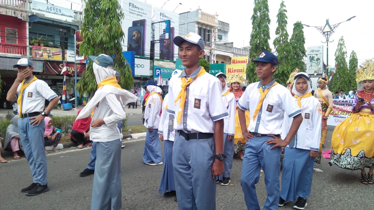 Memeriahkan Pawai Pembangunan 18 Agustus 2019