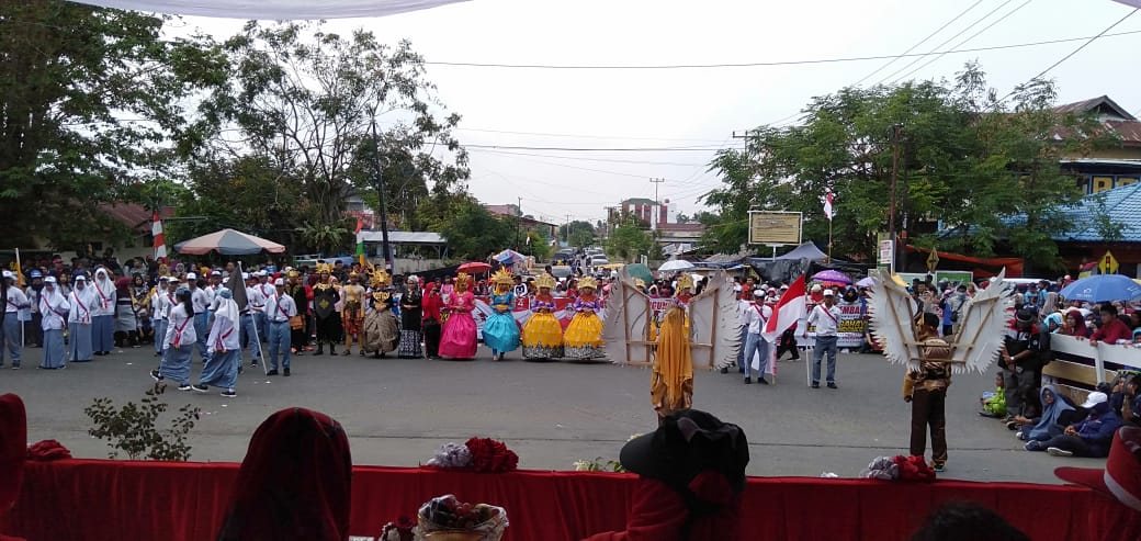 Memeriahkan Pawai Pembangunan 18 Agustus 2019