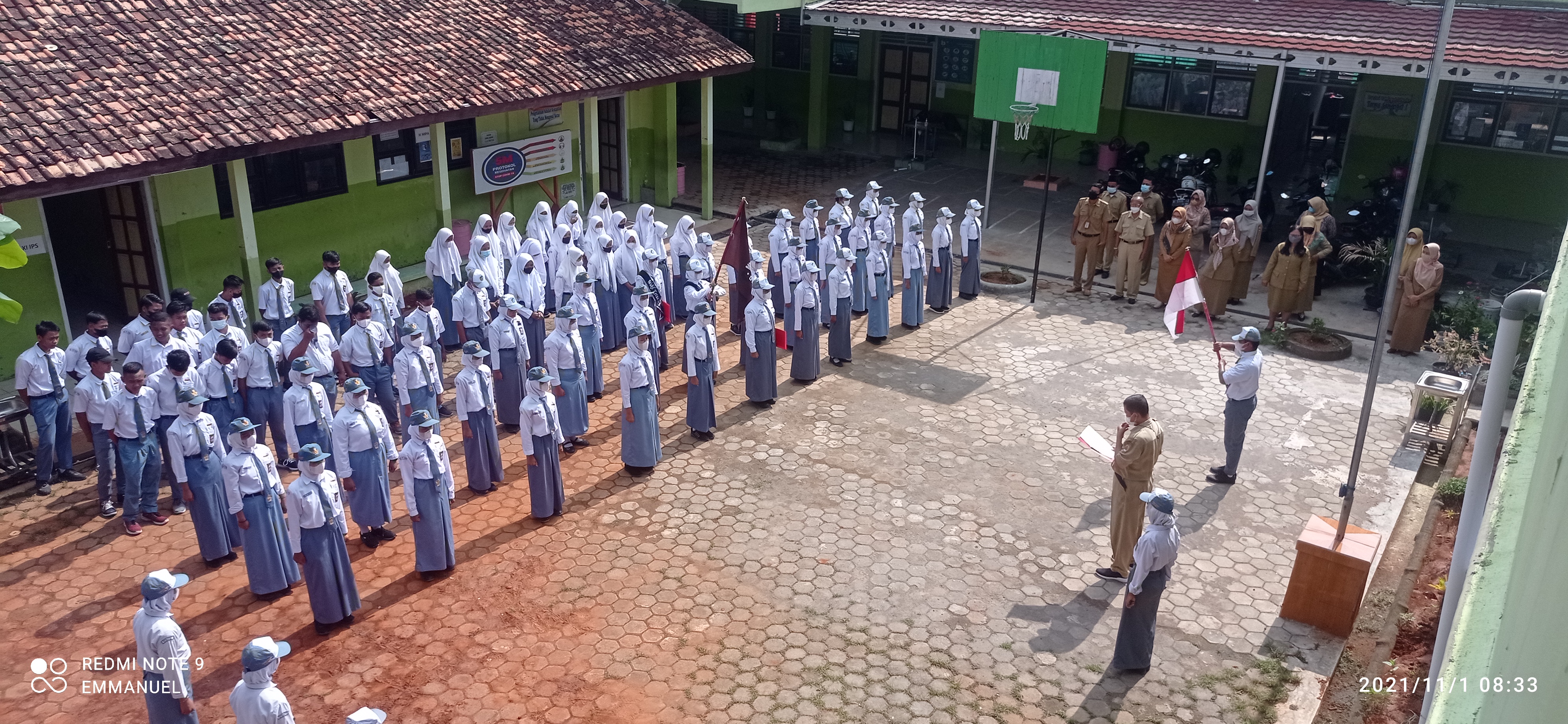 Pelantikan Pengurus OSIS SMA PGRI KUWU Tahun Angkatan 2021/2022