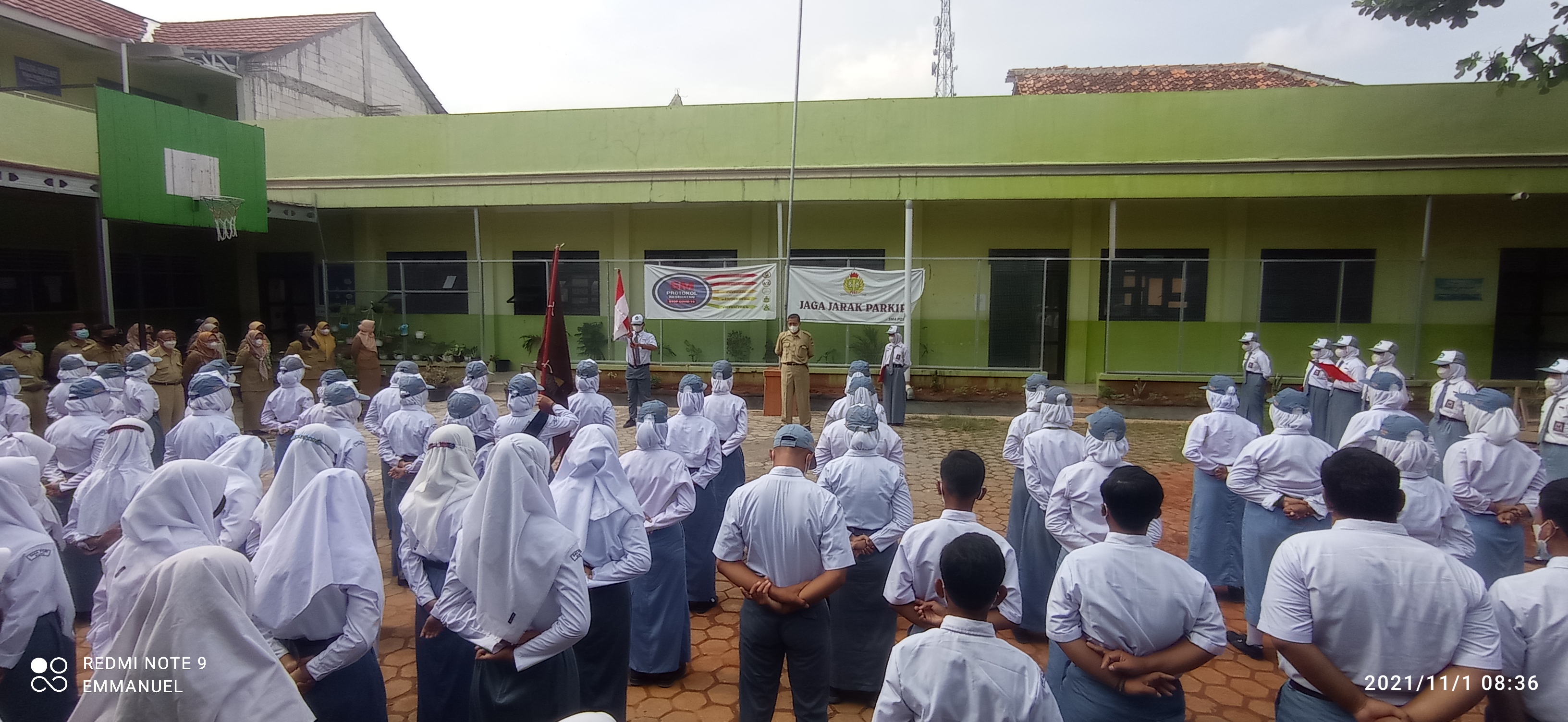 Pelantikan Pengurus OSIS SMA PGRI KUWU Tahun Angkatan 2021/2022