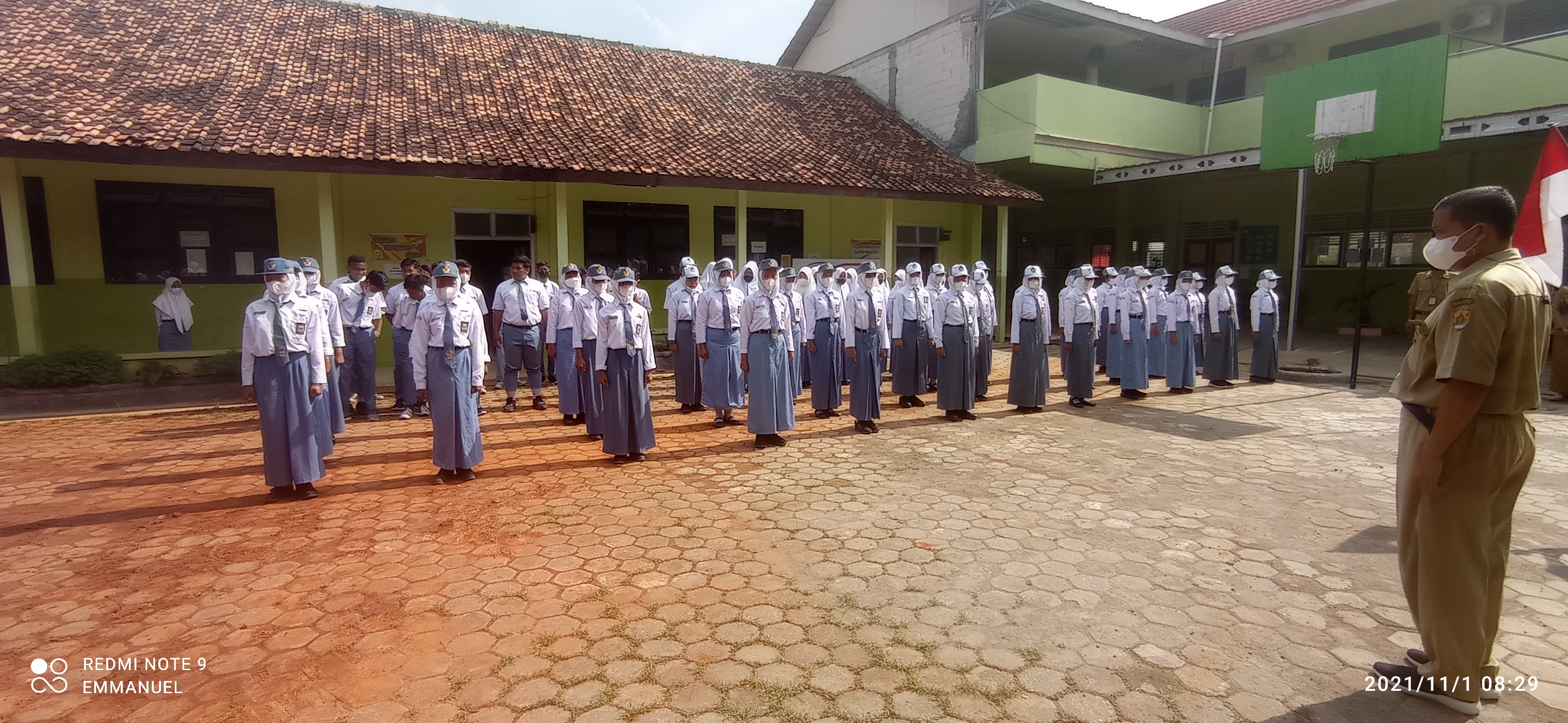 Pelantikan Pengurus OSIS SMA PGRI KUWU Tahun Angkatan 2021/2022
