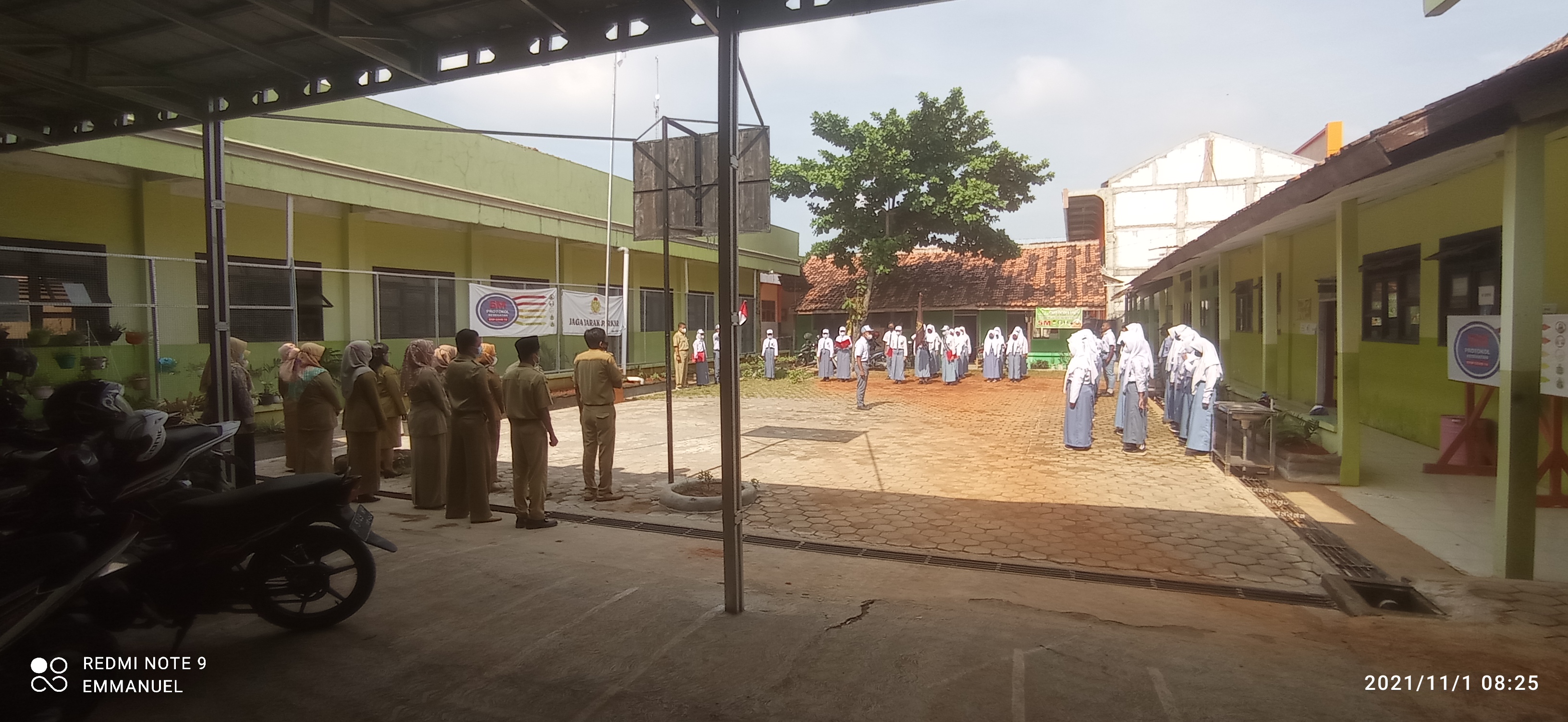 Pelantikan Pengurus OSIS SMA PGRI KUWU Tahun Angkatan 2021/2022