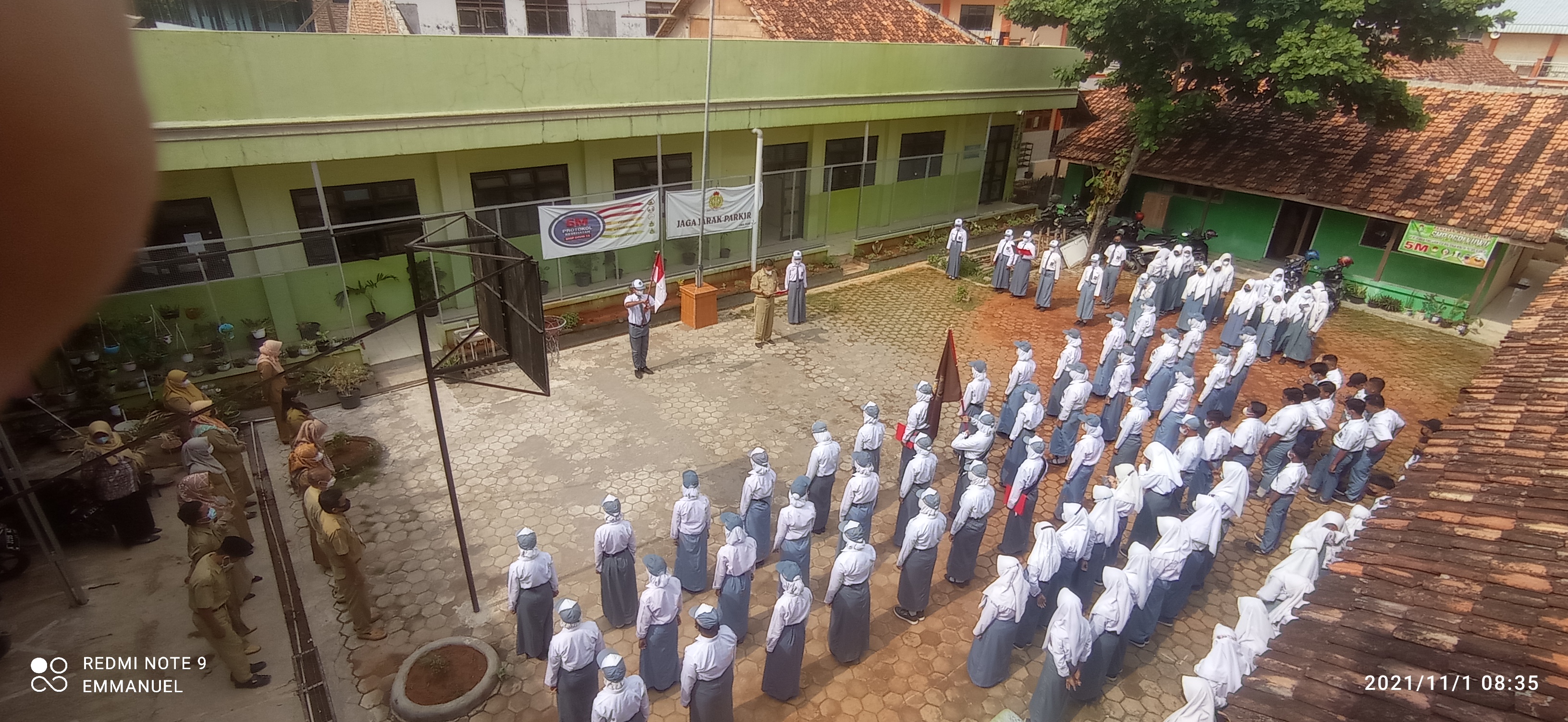 Pelantikan Pengurus OSIS SMA PGRI KUWU Tahun Angkatan 2021/2022