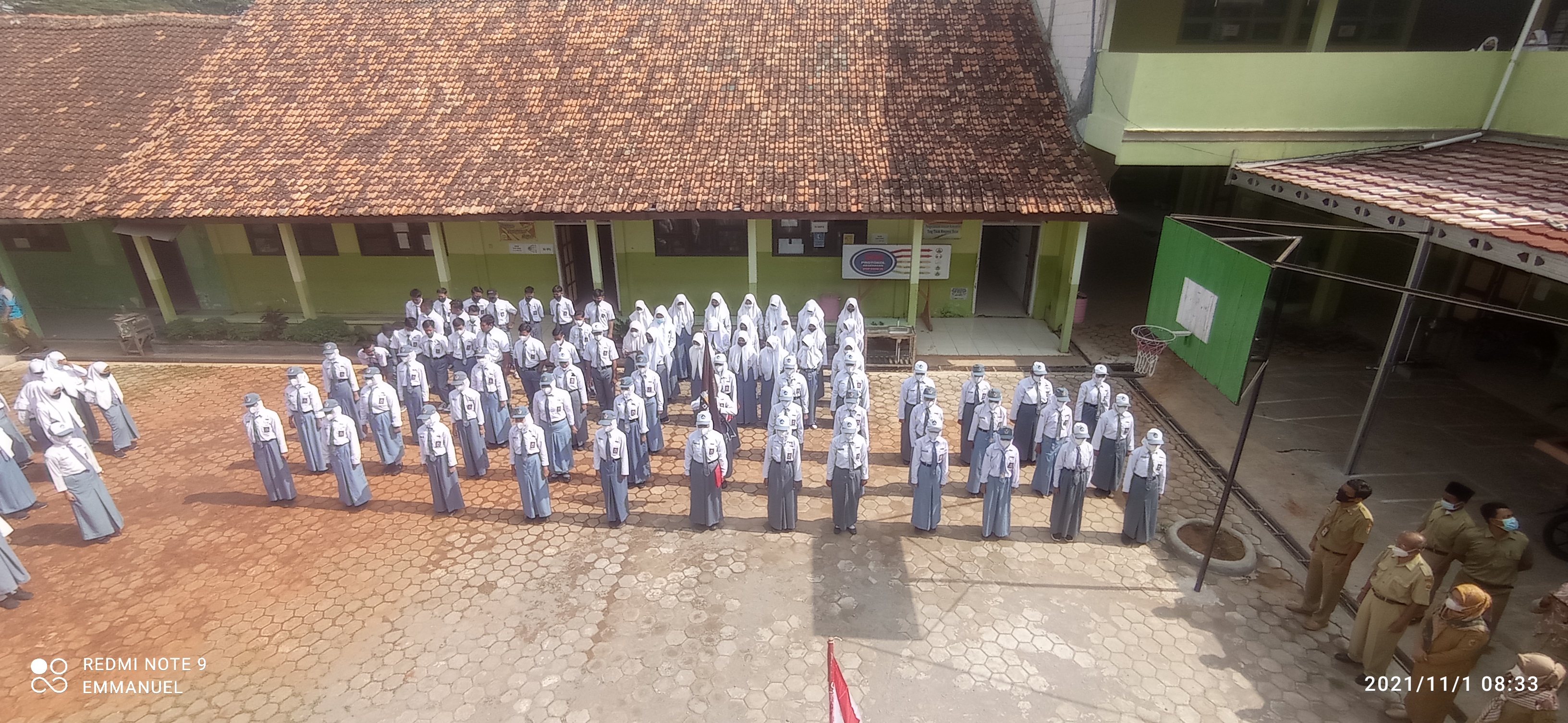 Pelantikan Pengurus OSIS SMA PGRI KUWU Tahun Angkatan 2021/2022