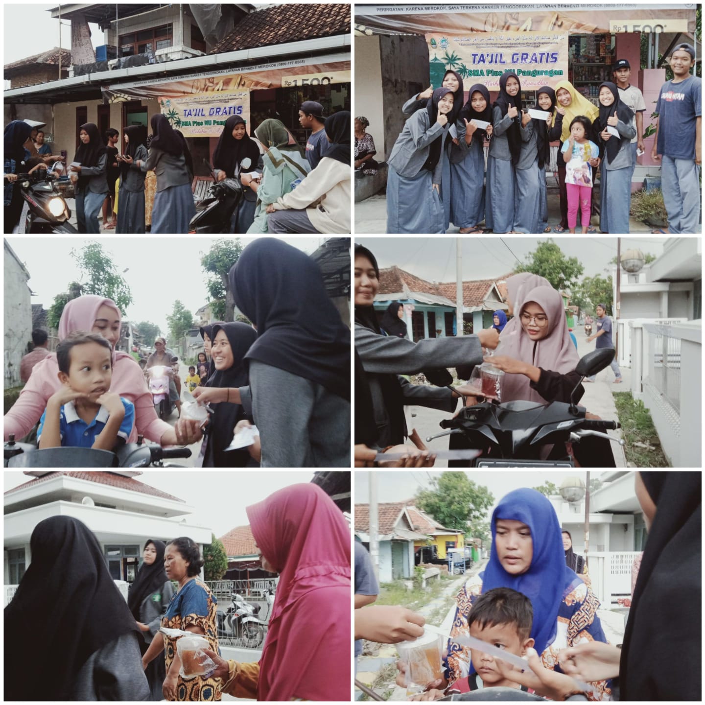 Kegiatan Sosial Bagi-bagi Takzil