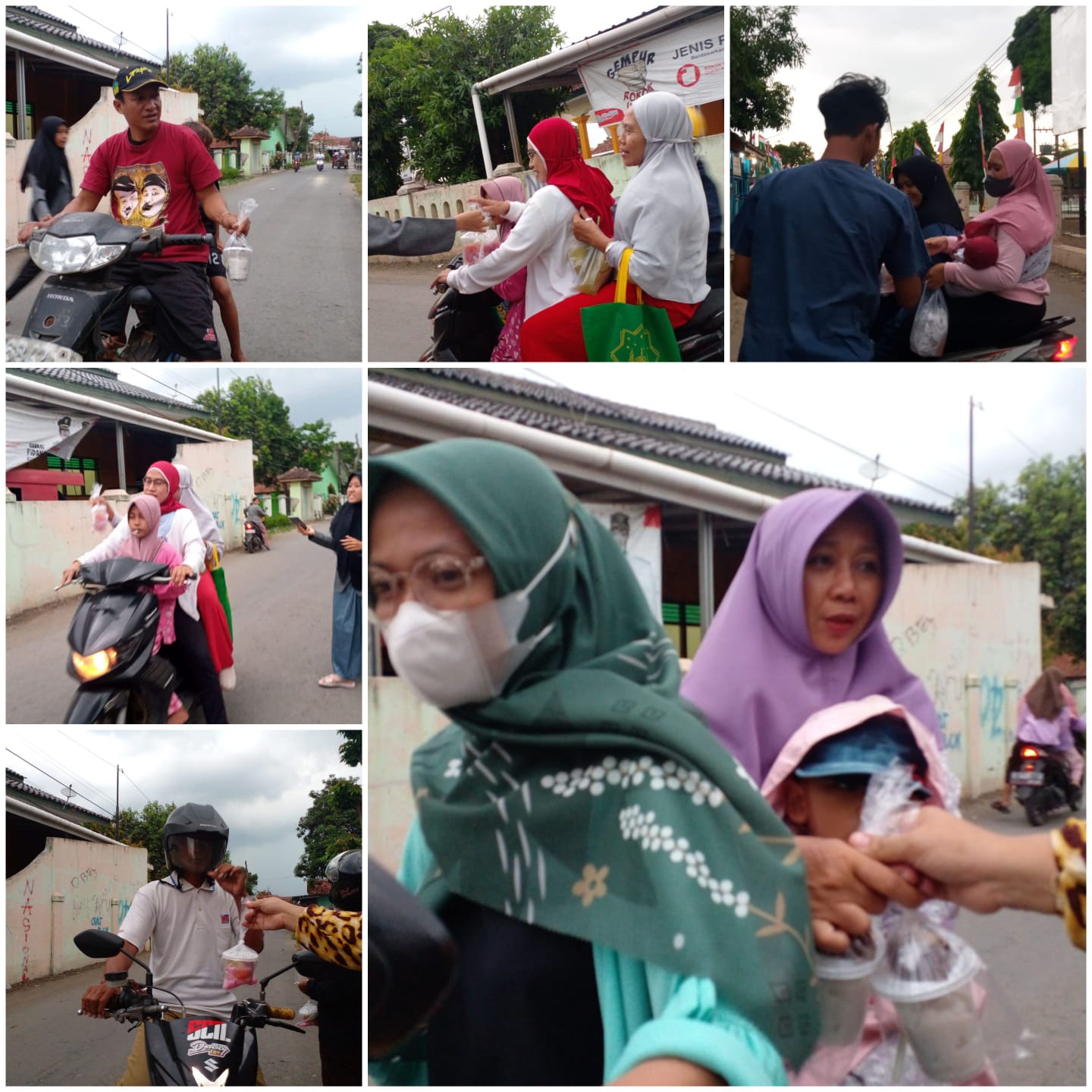 Kegiatan Sosial Bagi-bagi Takzil
