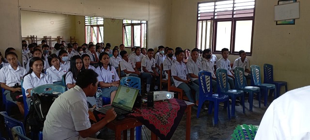 BPBD Sosialisasi Pengurangan Resiko Bencana di SMA PSJ