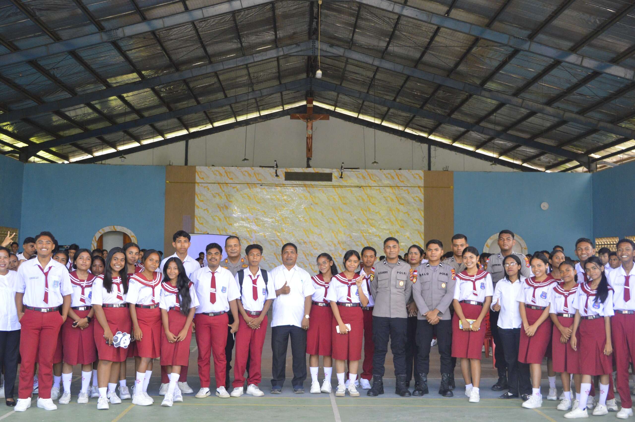 Polres Lembata Gelar Safari Kamtibmas di SMAS Frater Don Bosco Lewoleba