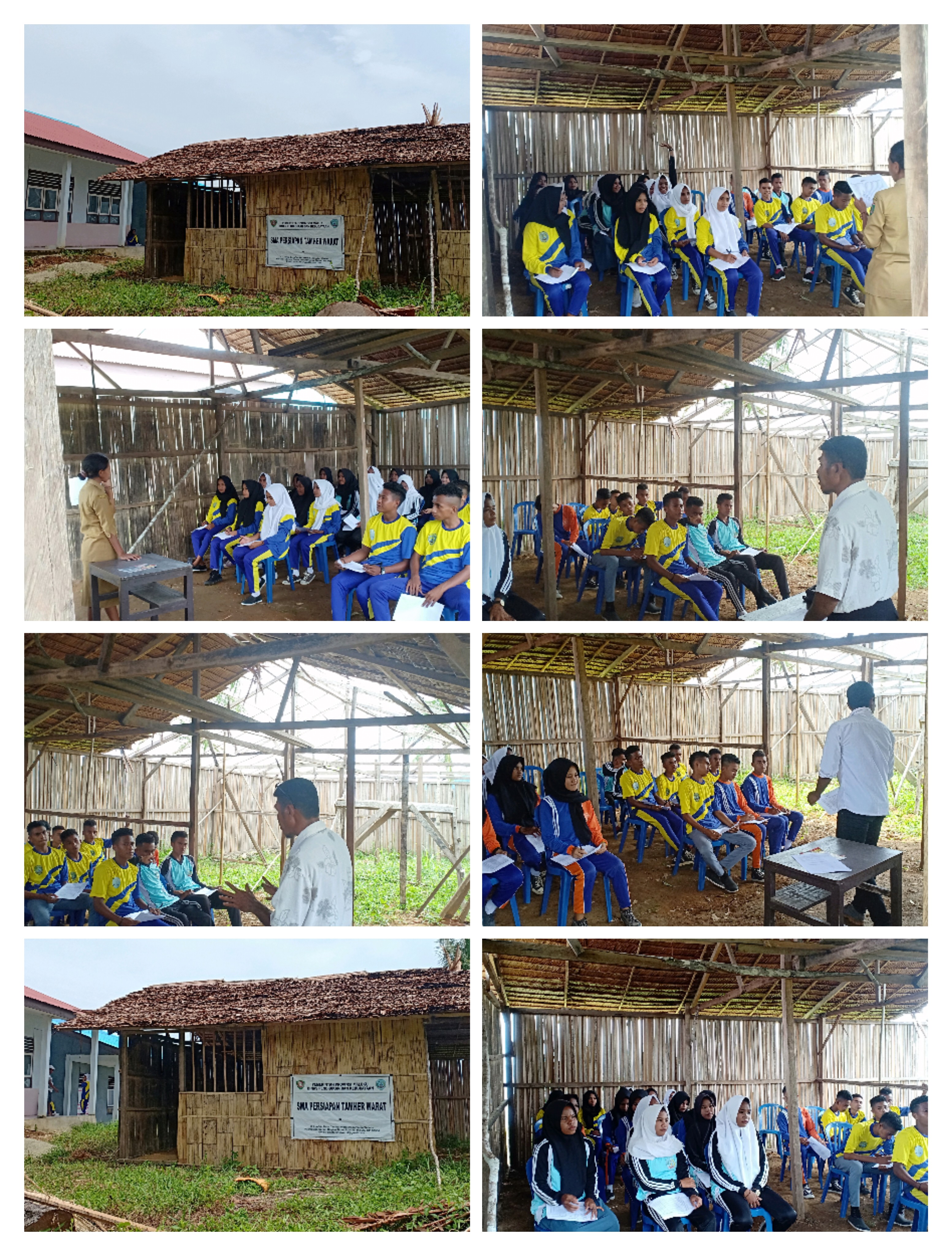 PEMBANGUNAN RKB DARI BAMBU DAN GABAH GABAH 1
