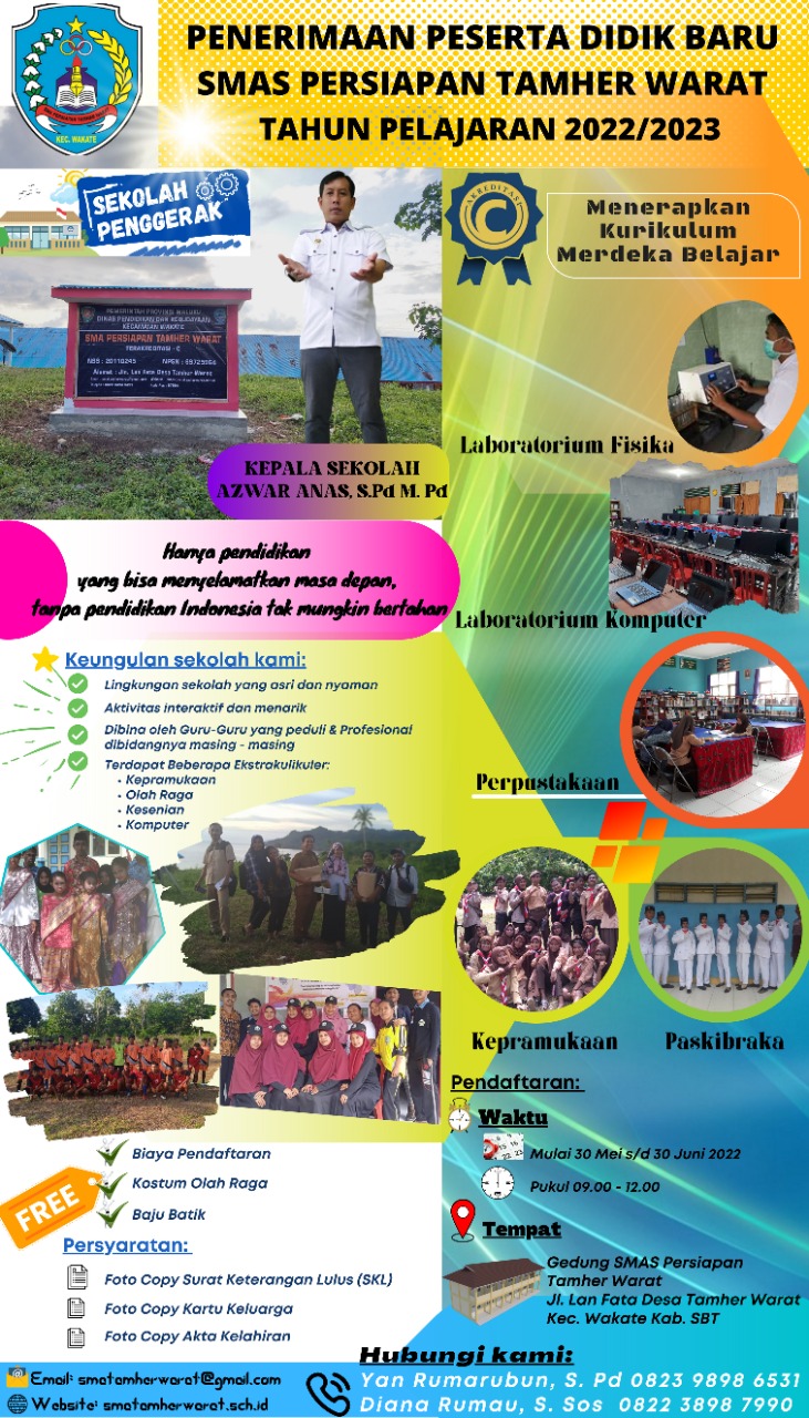 Potret SMAS Persiapan Tamher Warat
