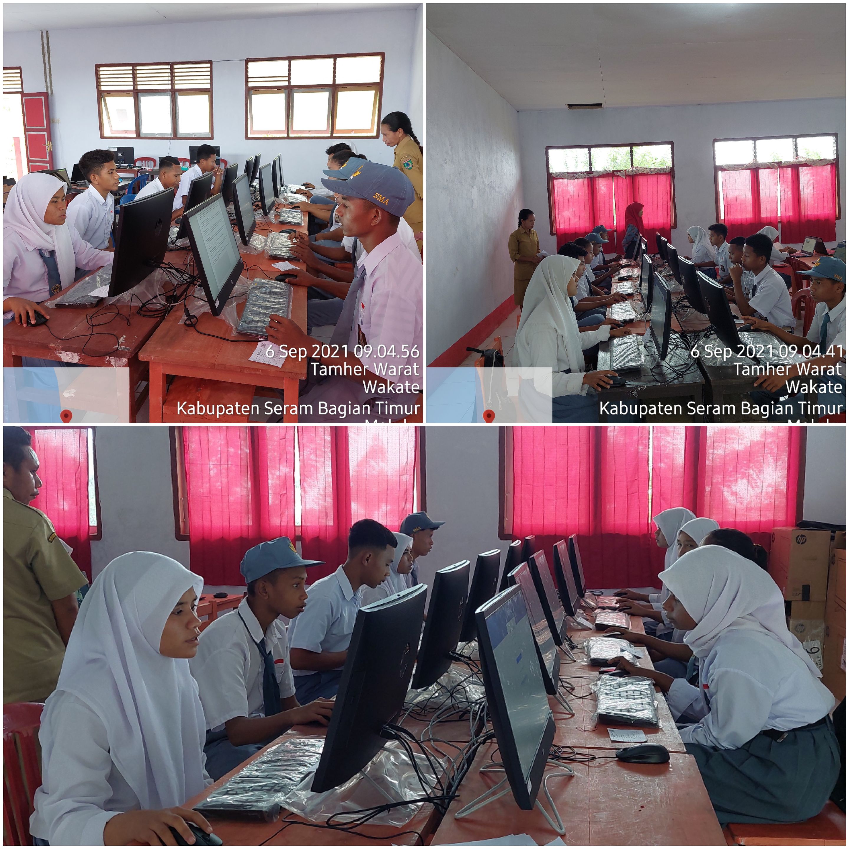 PELAKSANAAN ANBK TAHUN 2021 SMAS PERSIAPAN TAMHER WARAT