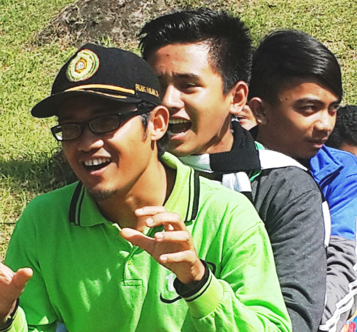 Kebersamaan bersama santri/at