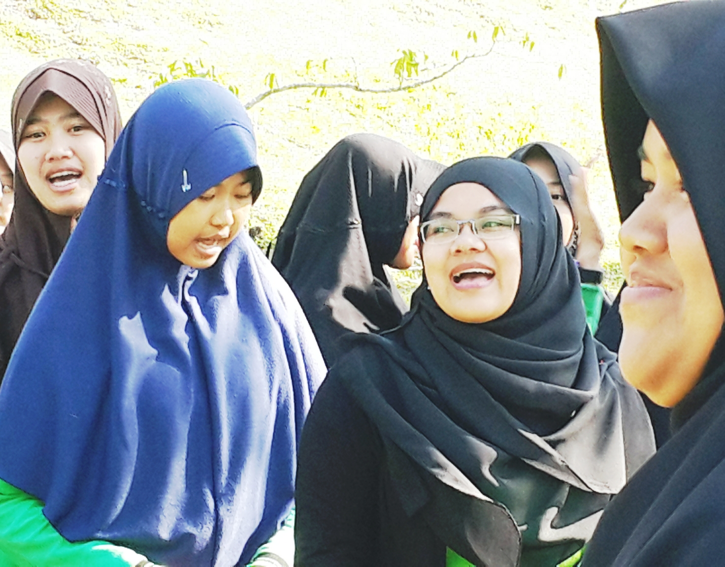 Kebersamaan bersama santri/at