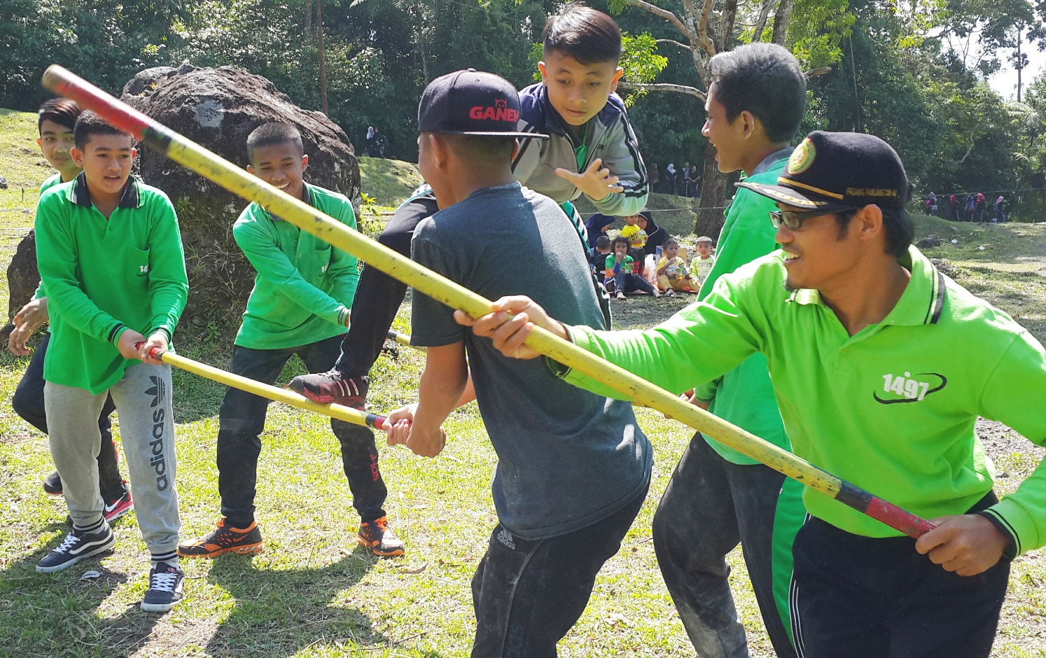 Kebersamaan bersama santri/at