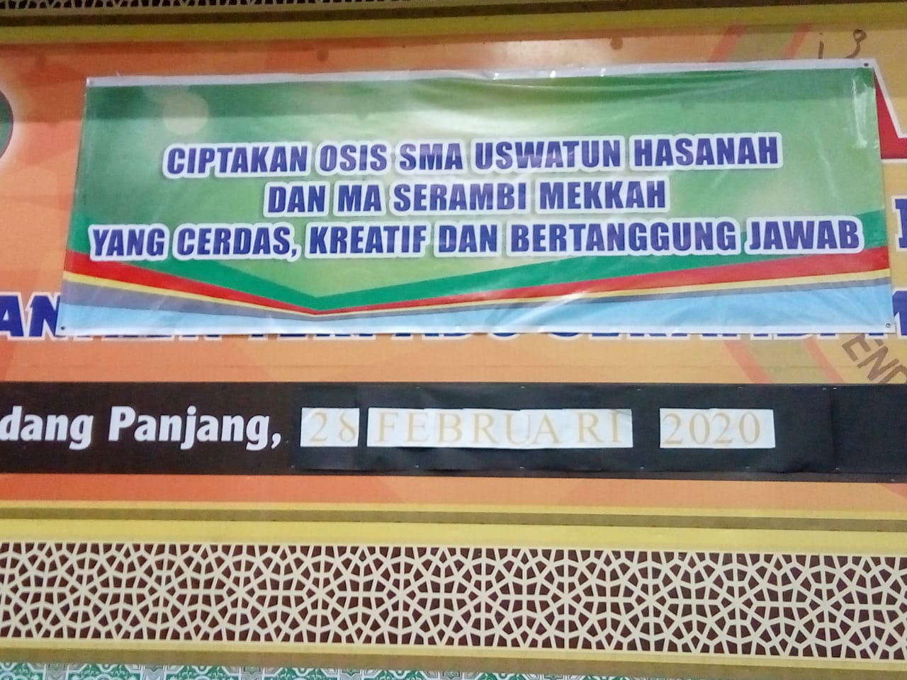Pelantikan Osis SMA Uswatun Hasanah Th. Ajaran 2019/2020
