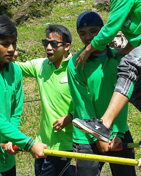 Kebersamaan bersama santri/at