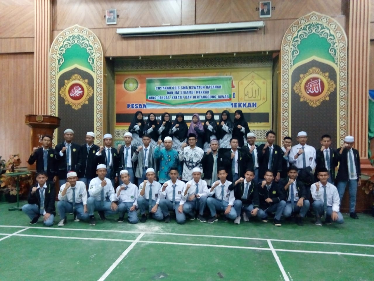 Pelantikan Osis SMA Uswatun Hasanah Th. Ajaran 2019/2020