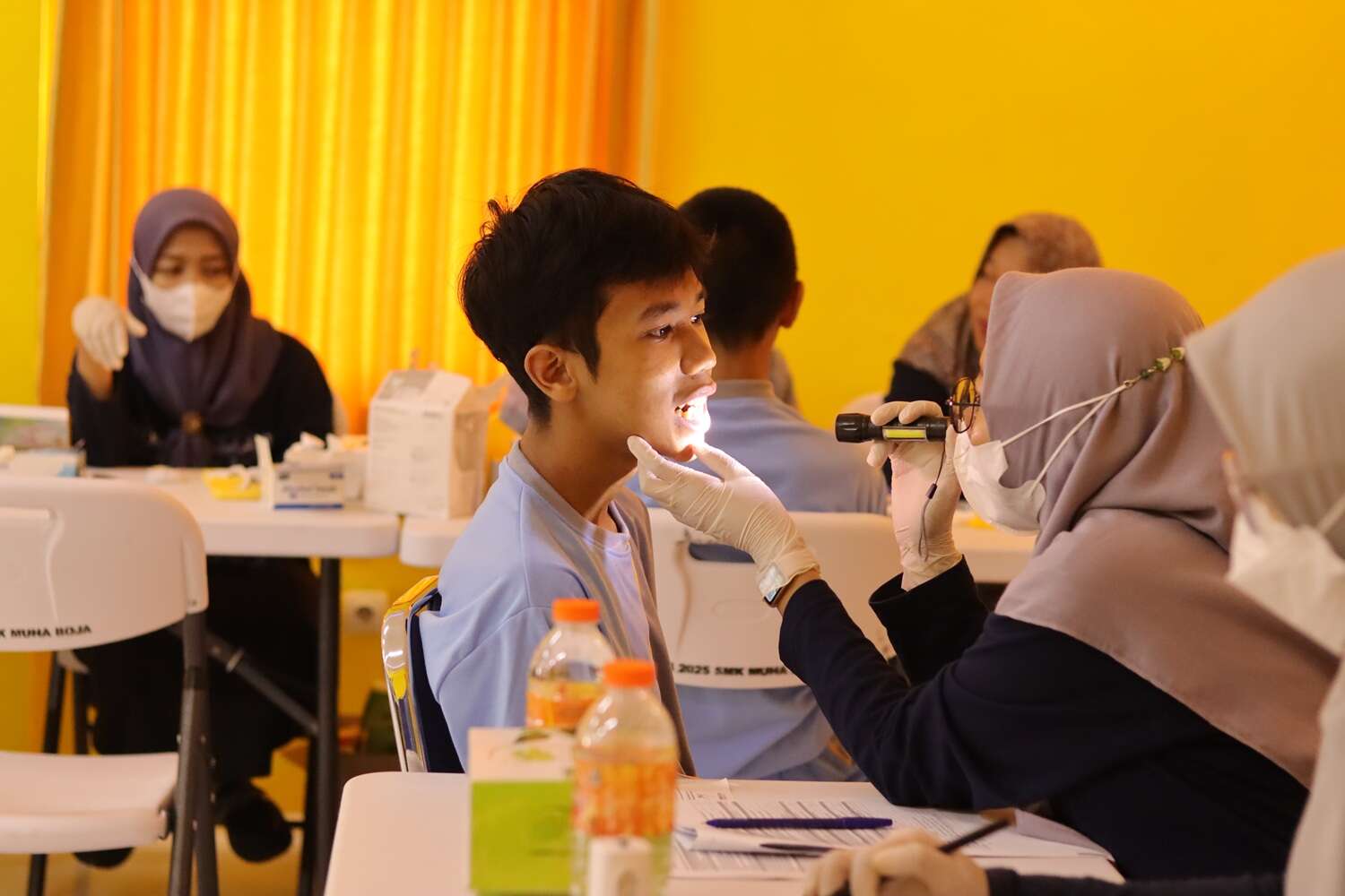 Cek Kesehatan Gratis di SMK Muhammadiyah 2 Boja: Wujud Sinergi Sekolah dan Puskesmas untuk Meningkatkan Kesehatan Siswa