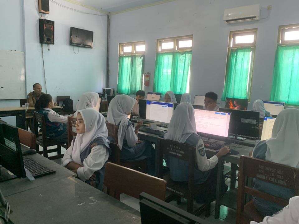 UJIAN TES KEMAMPUAN AKADEMIK (TKA) DI SMKN 1 KOTA BIMA