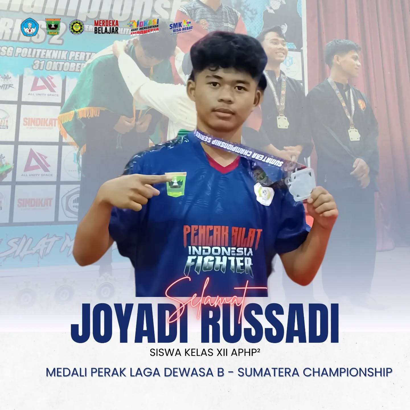 Selamat kepada Joyadi Russadi Kelas XII APHP²