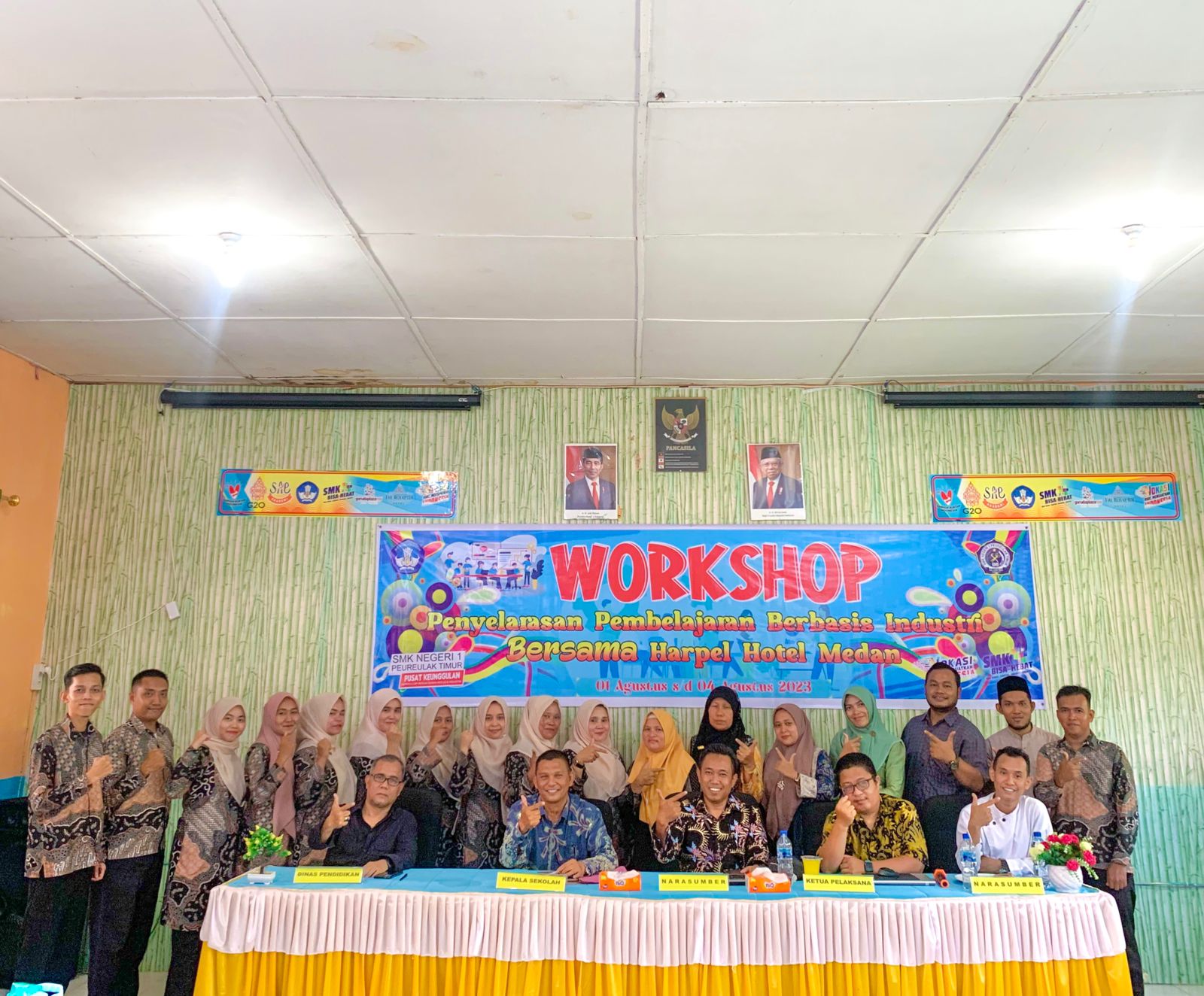 Workshop Penyelaran Pembelajaran Berbasis Industri Bersama Harper Hotel Medana