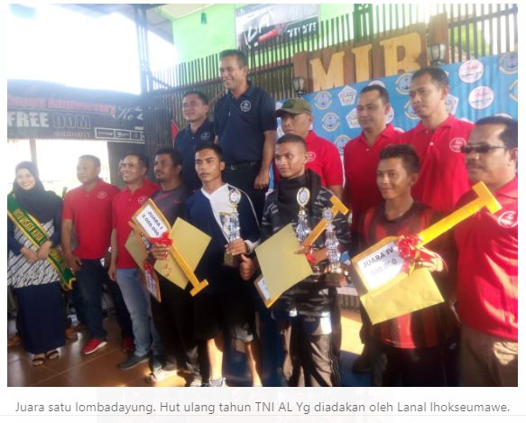 Juara Satu Lomba dayung