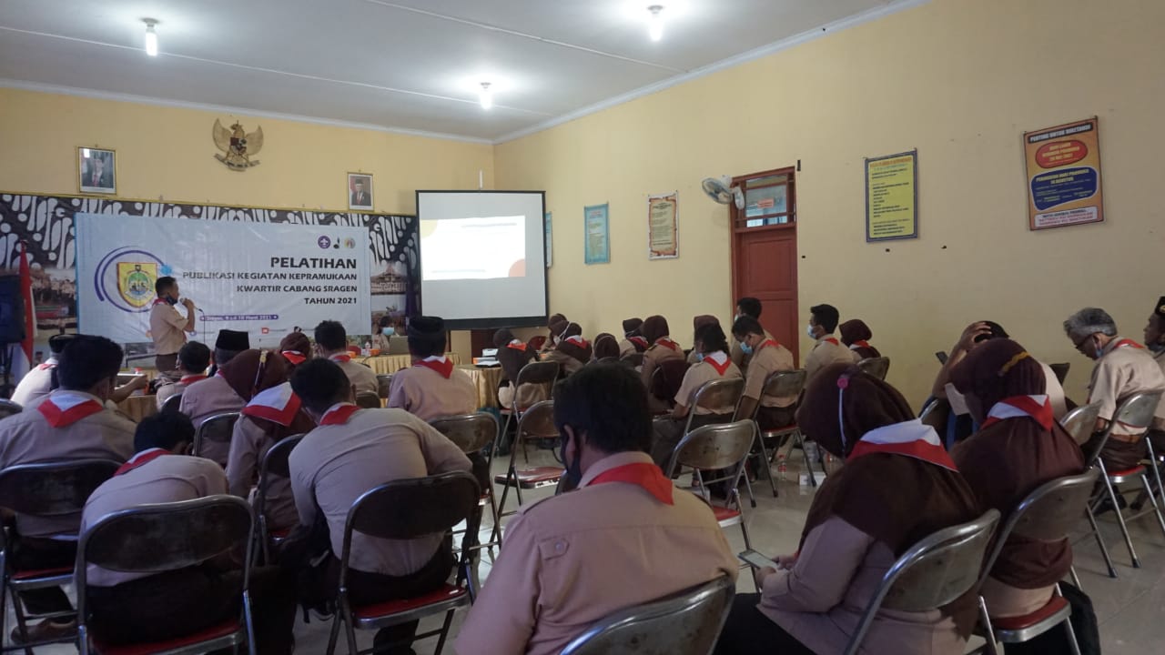 Pelatihan Publikasi Kegiatan Kepramukaan