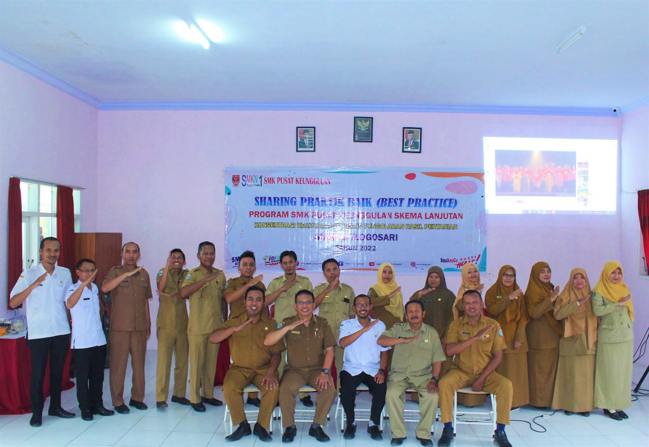 SHARING PRAKTIK BAIK DENGAN SMKN 1 KLABANG